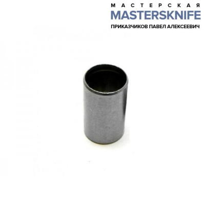 Рукоять из эластрона со втулкой 8 мм ( черная ) с упором, под клинок 2,5 мм